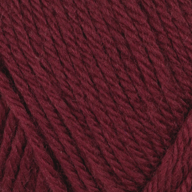 Eco Highland Wool 258 Mørk burgunder