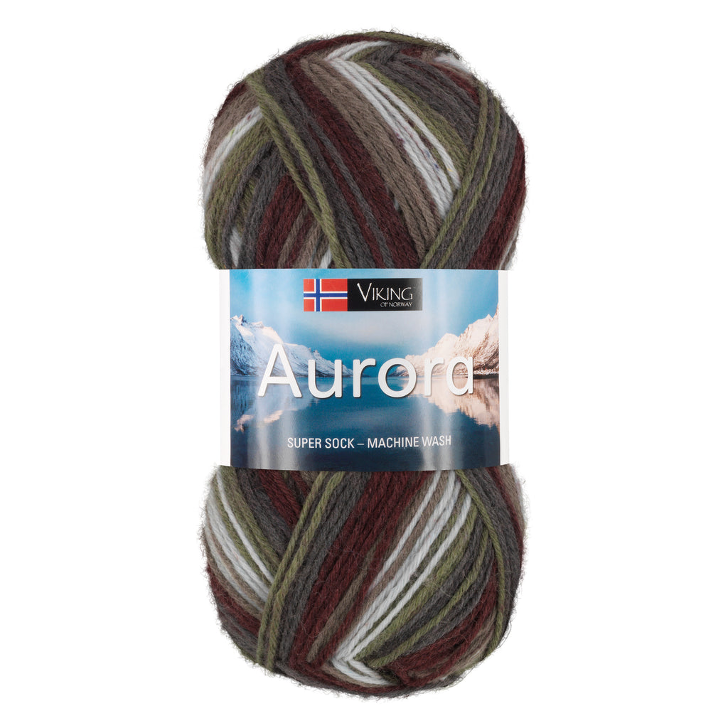 Aurora 660 Multi burgunder/grønn
