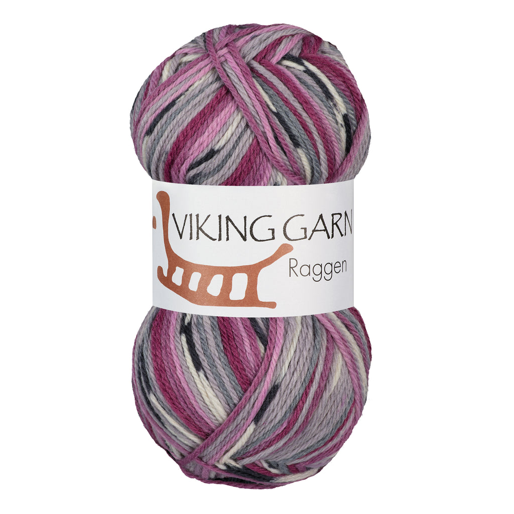 Raggen 762 Multi grå/rosa
