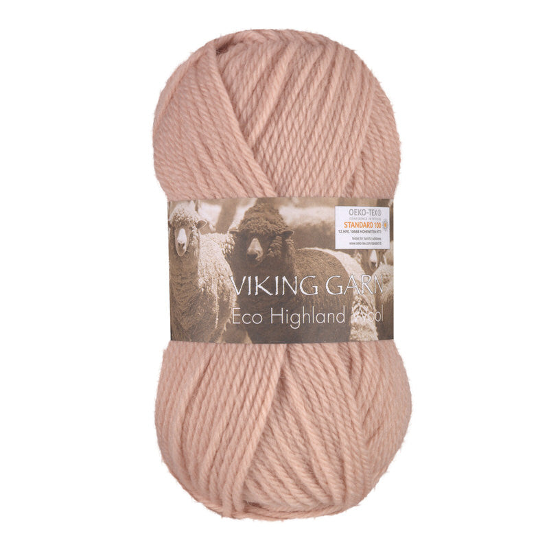 Eco Highland Wool 262 Pudderrosa