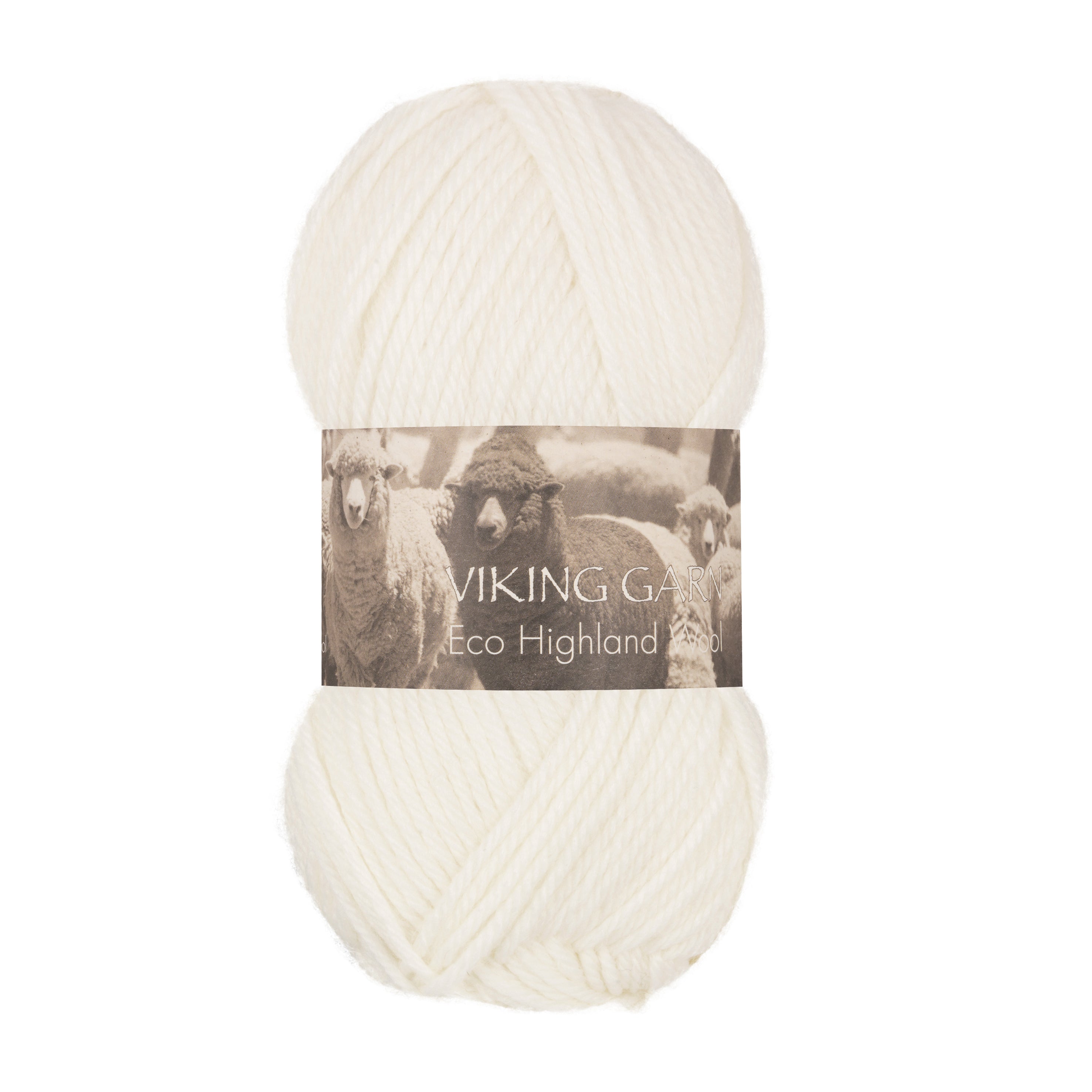 Eco Highland Wool 200 Hvit