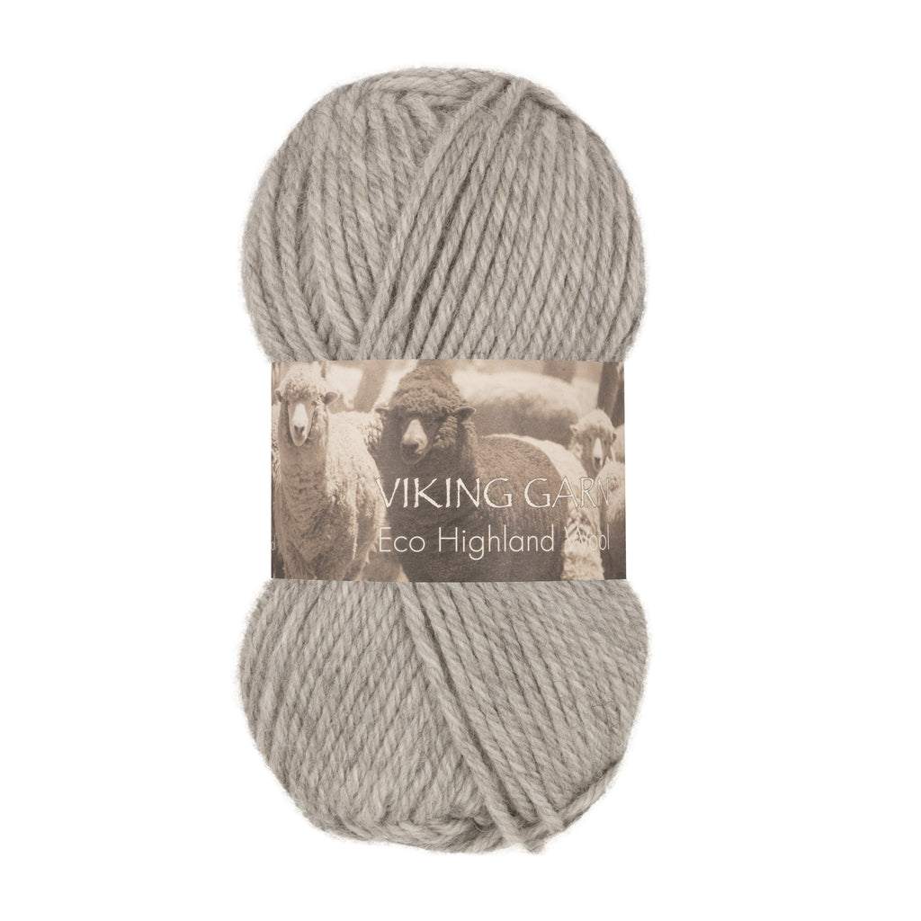 Eco Highland Wool 213 Lys grå