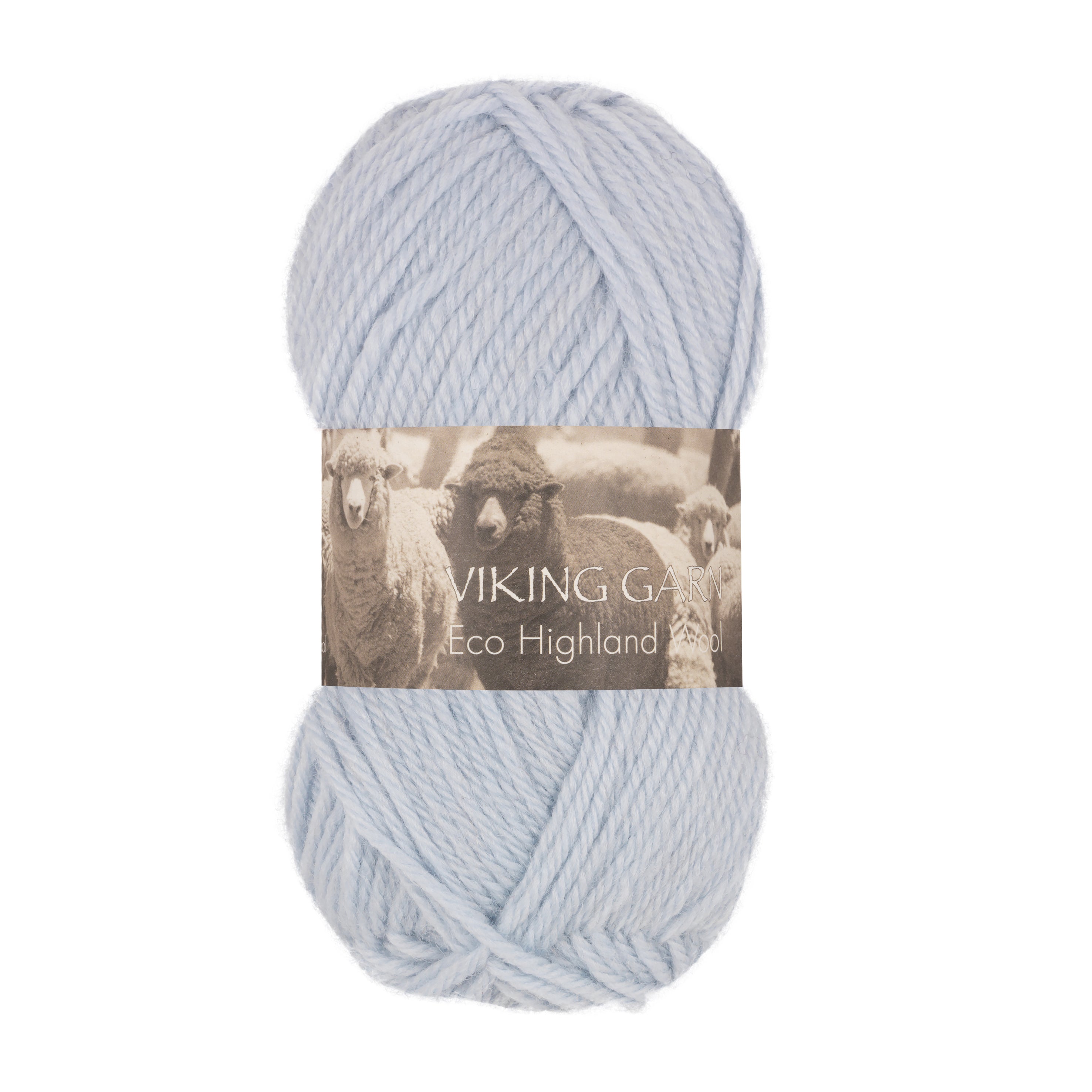 Eco Highland Wool 220 Lys blå