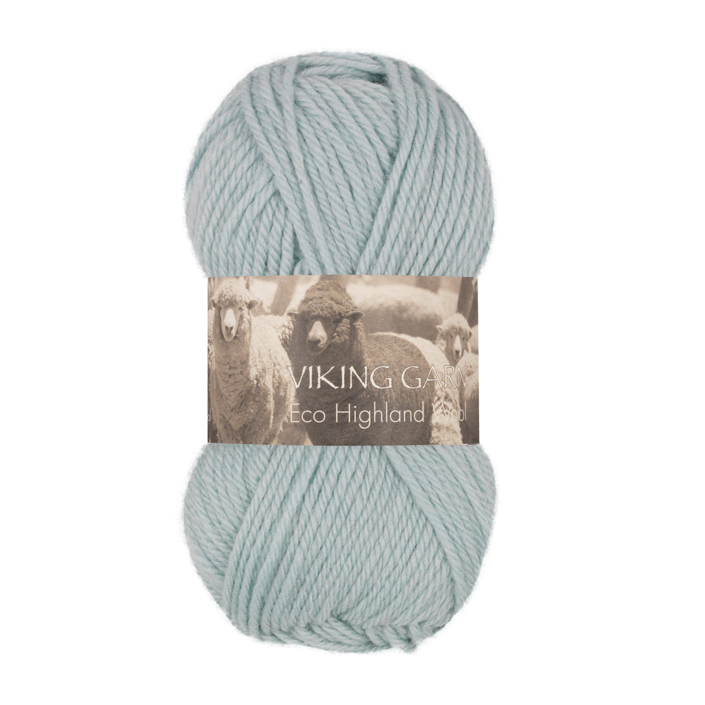 Eco Highland Wool 228 Lys petrol