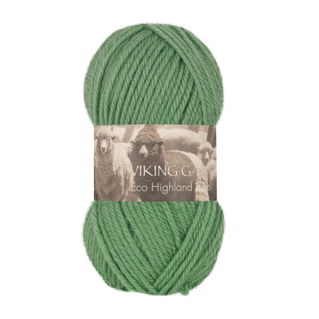 Eco Highland Wool 232 Eplegrønn