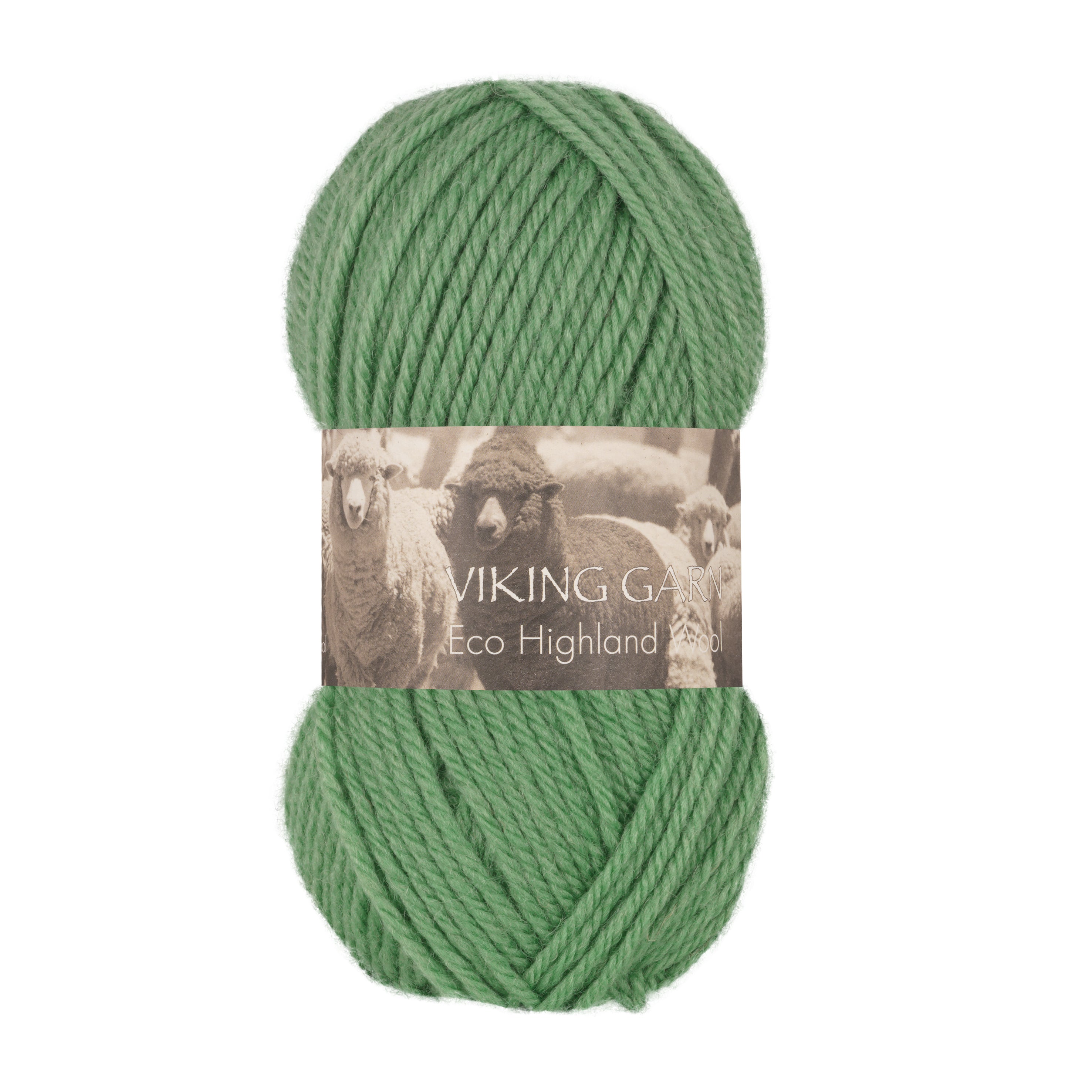 Eco Highland Wool 232 Eplegrønn