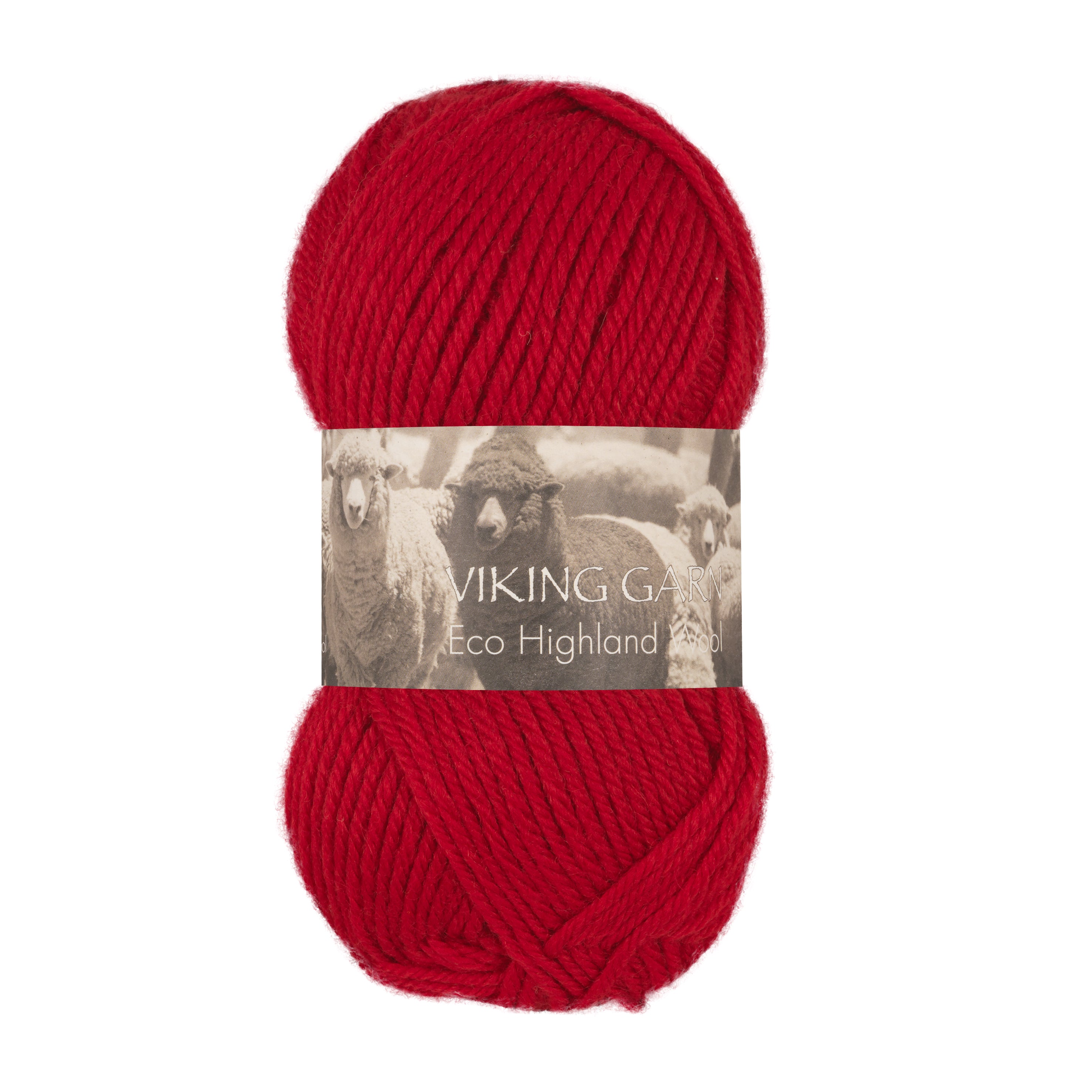 Eco Highland Wool 250 Rød