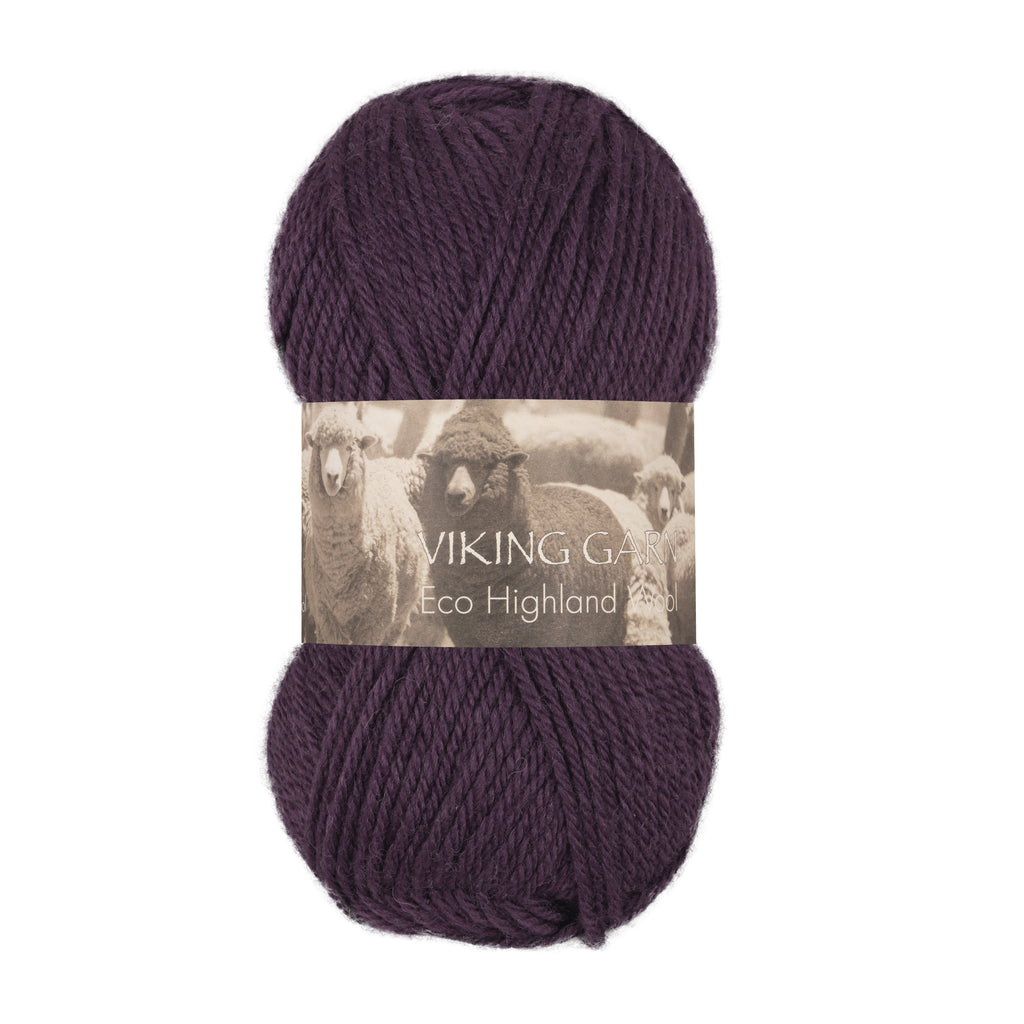Eco Highland Wool 269 Mørk lilla