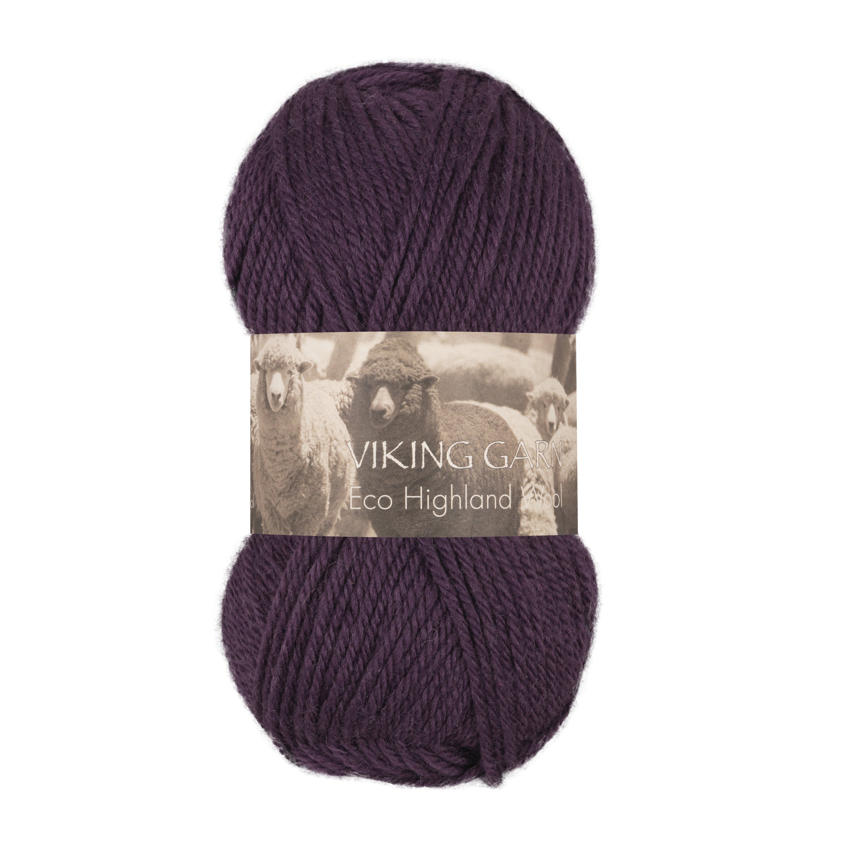 Eco Highland Wool 269 Mørk lilla