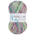 Hobbygarn 980 Multi lilla/grønn