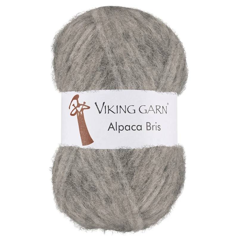 Alpaca Bris 313 Lys grå