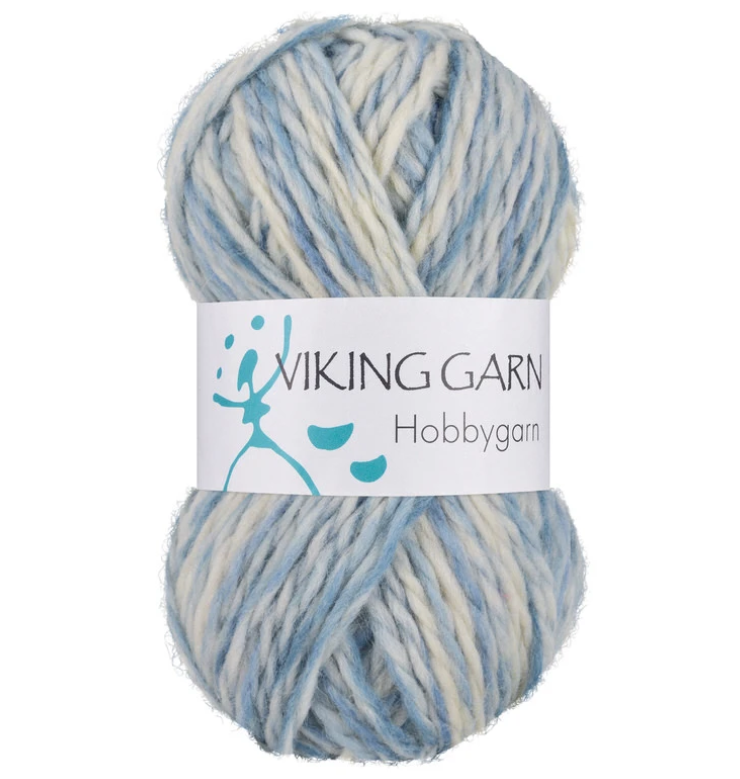 Hobbygarn 981 Multi blå